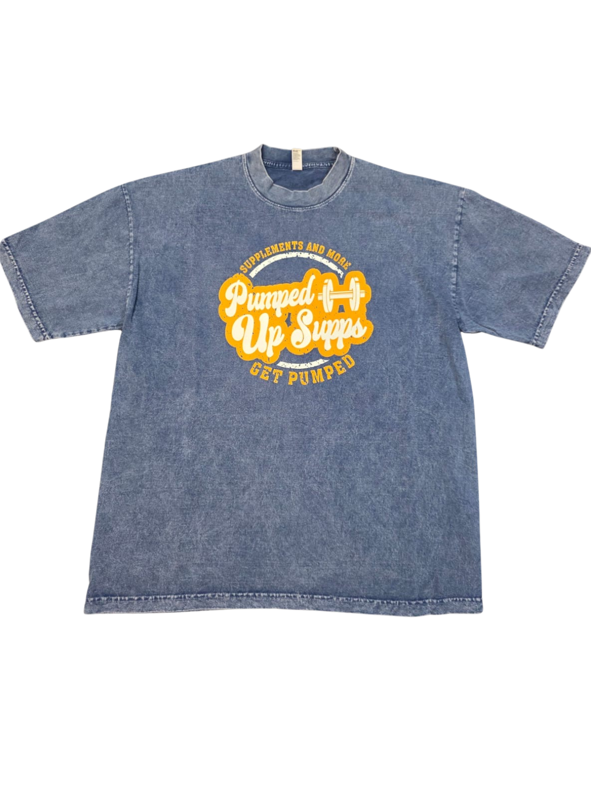 Vintage Pumped-Up Supps Oversized Tee